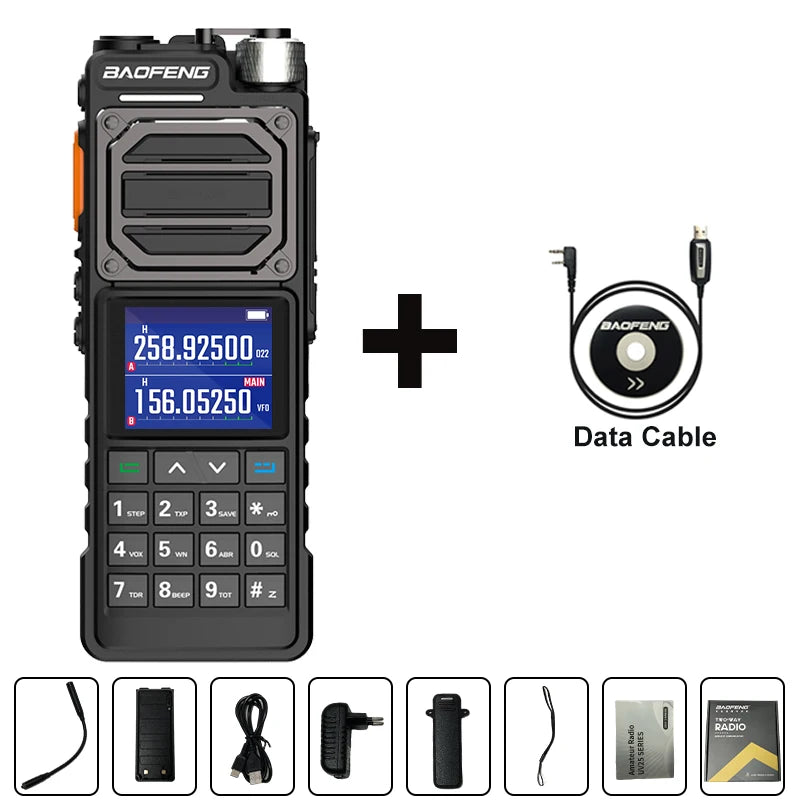 BAOFENG UV-25M Ham Radio High Powerful Tactical Walkie Talkie Full Band 10W Type-C 999CH 2 Way Radio BAOFENG NEW Upgrade UV-25