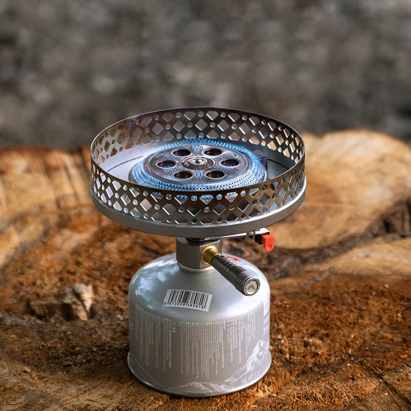 CAMPINGMOON OD-4 Scott High Mountain Stove Camping Large Diameter Windproof and Stable Pressure Stove Head High Power Gas Stove